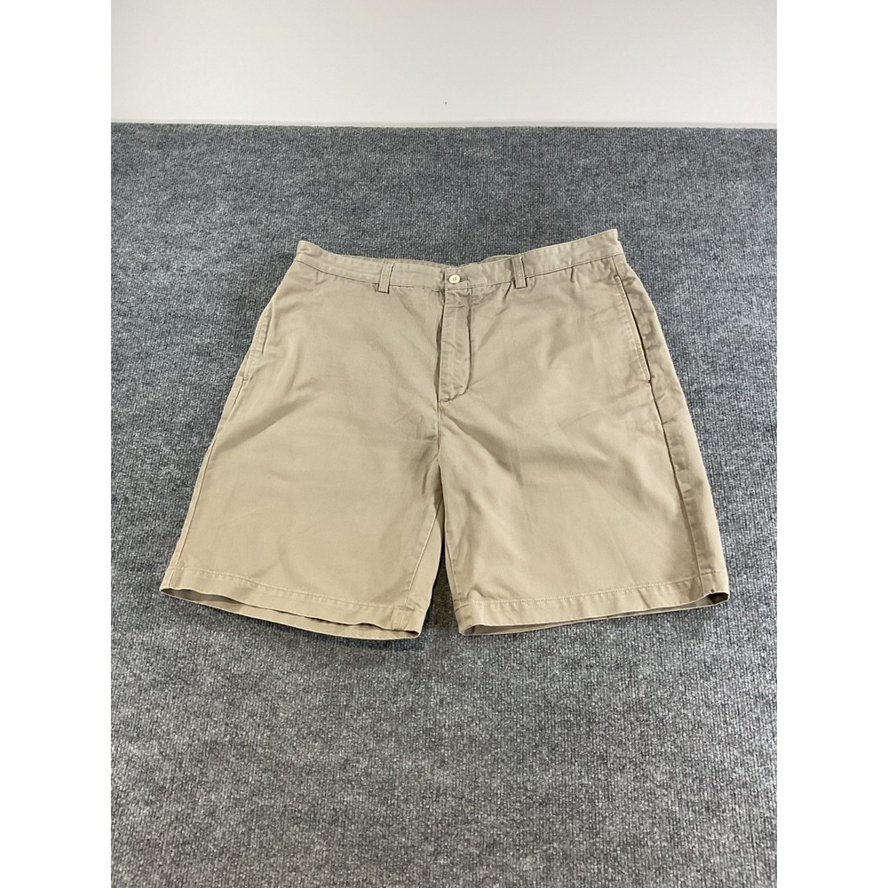 Vineyard Vines Men's Khaki Chino Shorts Size 38 Classic Fit Casual Preppy Flat F